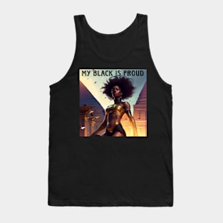 My Black is Proud lady Tank Top